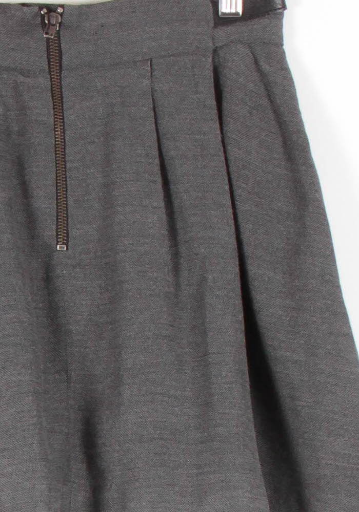 Jupe Plissée Grise - Taille S/36 de la marque The Kooples | PARAD65626 - Vendu par Paradigme - Image 3