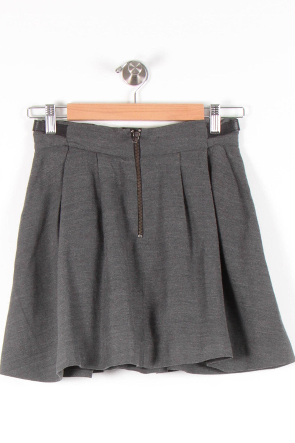 Jupe Plissée Grise - Taille S/36 de la marque The Kooples | PARAD65626 - Vendu par Paradigme - Image 2