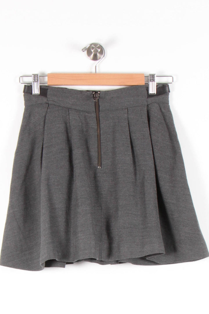 Jupe Plissée Grise - Taille S/36 de la marque The Kooples | PARAD65626 - Vendu par Paradigme - Image 2