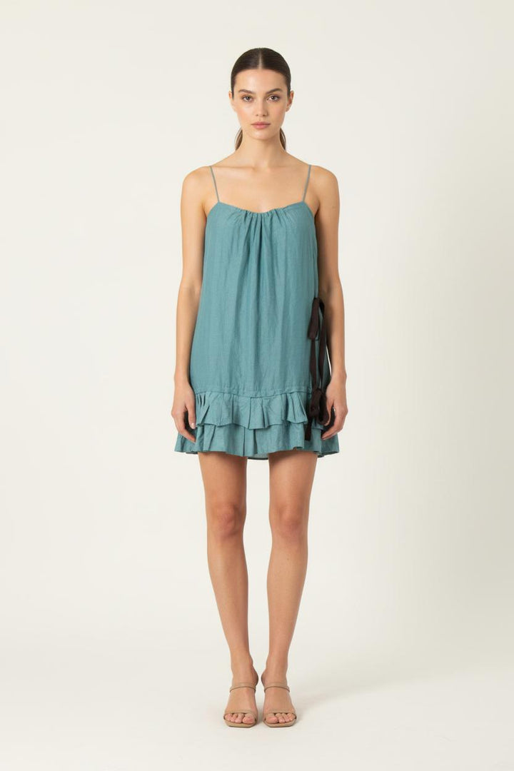 Robe Courte Verte - Taille S/36 de la marque Maje | PARAD65627 - Vendu par Paradigme - Image 1