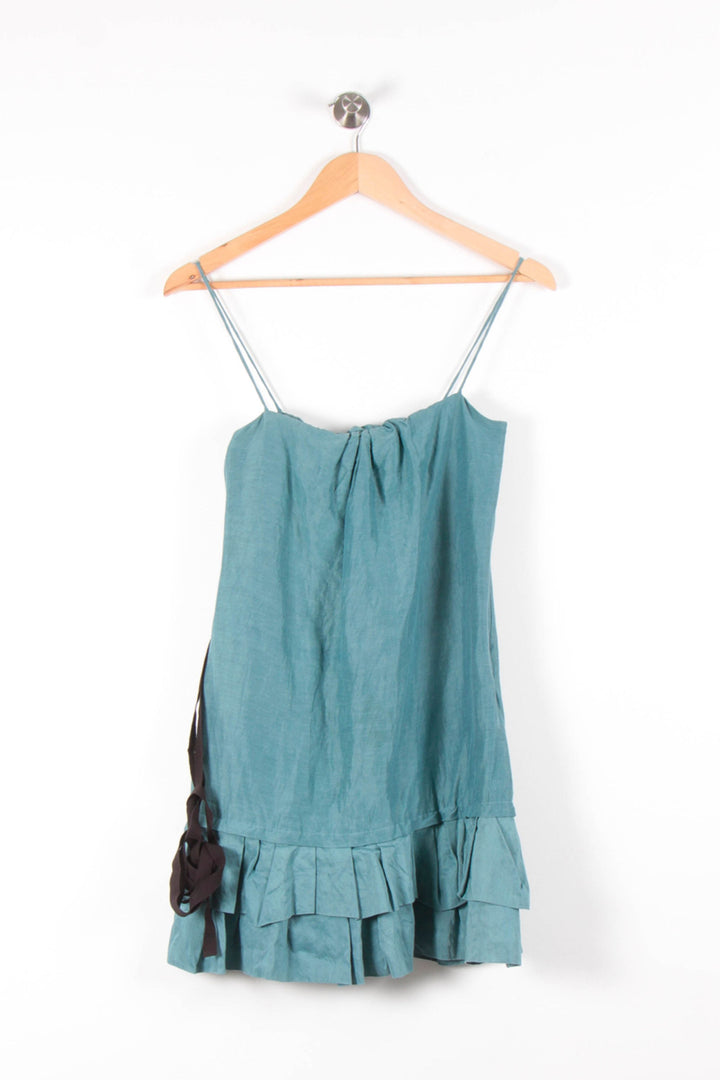 Robe Courte Verte - Taille S/36 de la marque Maje | PARAD65627 - Vendu par Paradigme - Image 2