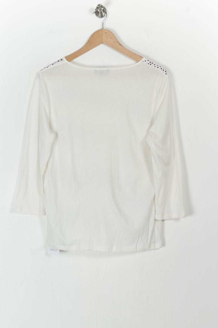 Tee-shirt Blanc et Noir - Taille XL/42 de la marque Caroll | PARAD65629 - Vendu par Paradigme - Image 4