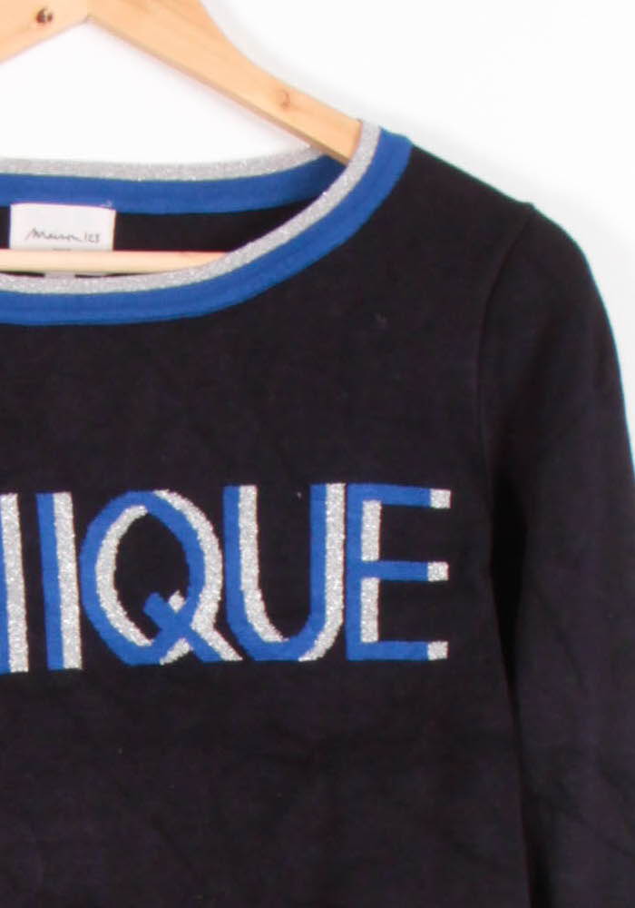Pull Noir et Bleu - Taille S/36 de la marque Maison 123 | PARAD65633 - Vendu par Paradigme - Image 3