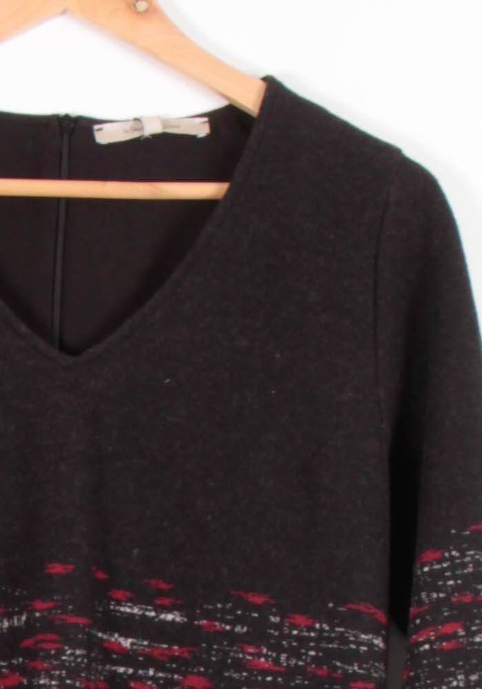 Robe Noire et Grise - Taille L/40 de la marque La Fée Maraboutée | PARAD65634 - Vendu par Paradigme - Image 3