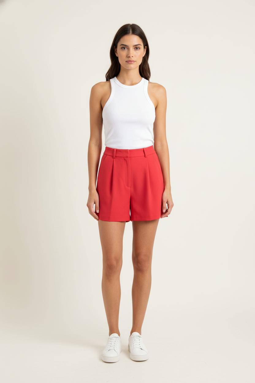 Short Rouge - Taille XS/34 de la marque I.Code | PARAD65636 - Vendu par Paradigme - Image 1