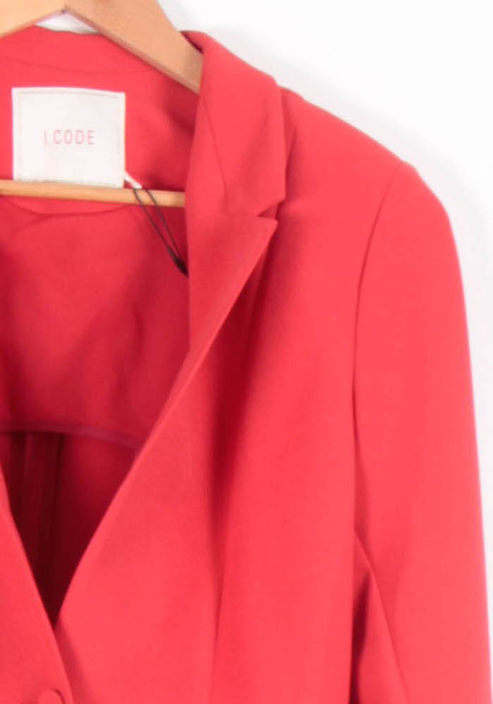 Blazer Rouge - Taille XS/34 de la marque I.Code | PARAD65637 - Vendu par Paradigme - Image 3