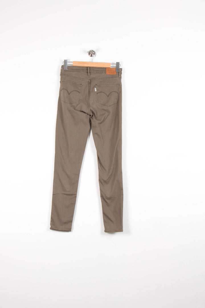 Jean Skinny Vert - Taille M/38 de la marque Levi's | PARAD65640 - Vendu par Paradigme - Image 4