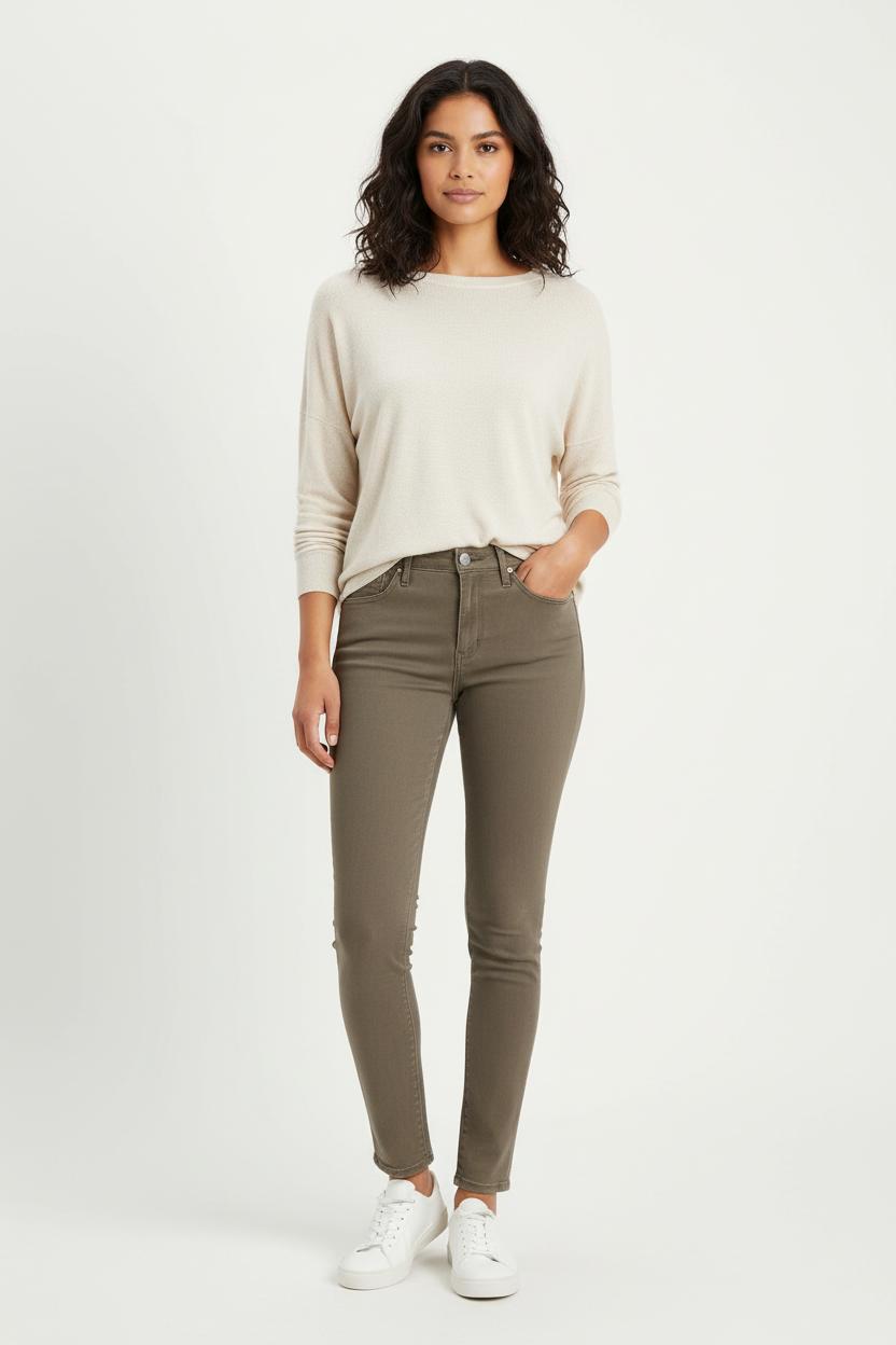 Jean Skinny Vert - Taille M/38 de la marque Levi's | PARAD65640 - Vendu par Paradigme - Image 1