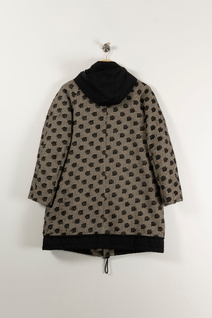 Manteau Noir et Beige - Taille M/38 de la marque Paul & Joe | PARAD65660 - Vendu par Paradigme - Image 4