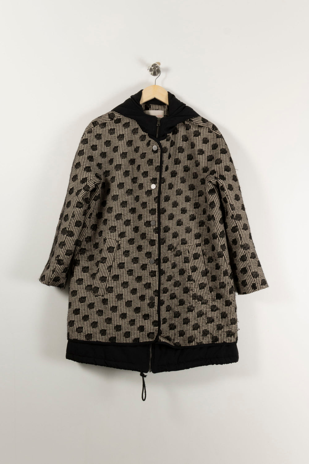Manteau Noir et Beige - Taille M/38 de la marque Paul & Joe | PARAD65660 - Vendu par Paradigme - Image 2