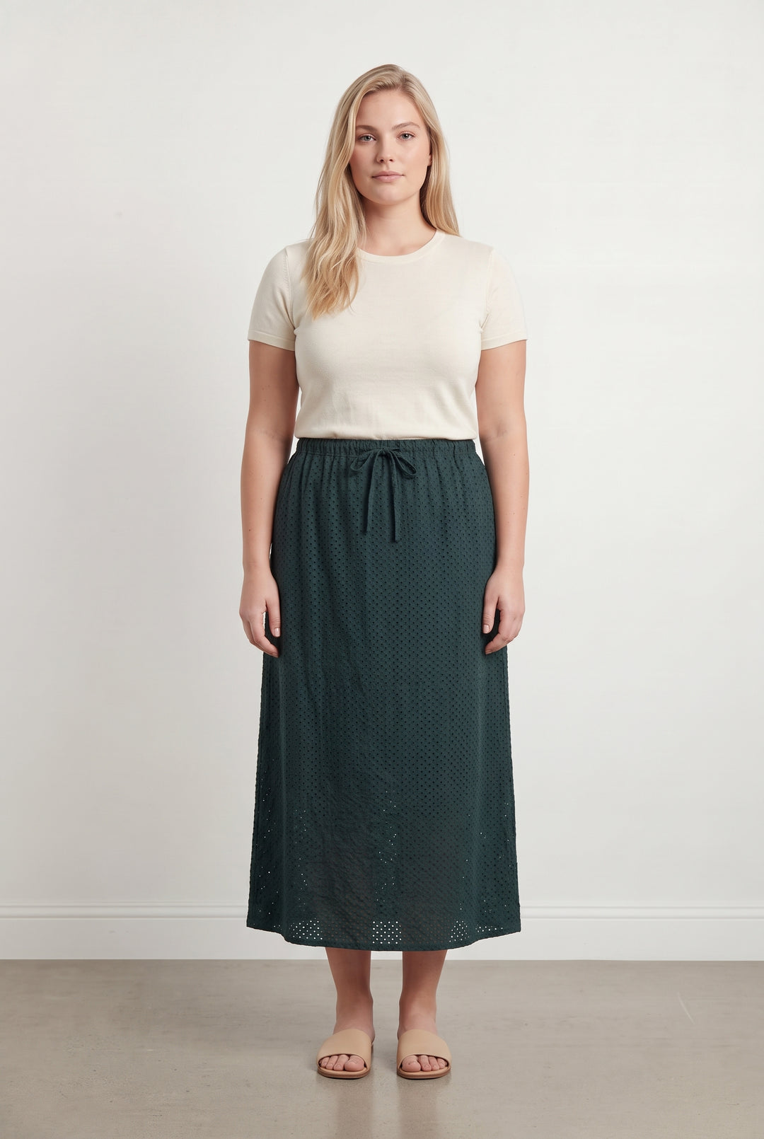 Jupe Longue Verte - Taille XL/42 de la marque Galeries Lafayette | PARAD65664 - Vendu par Paradigme - Image 1