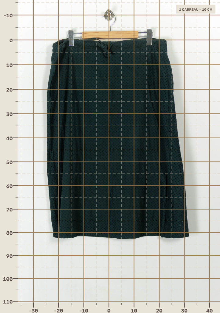 Jupe Longue Verte - Taille XL/42 de la marque Galeries Lafayette | PARAD65664 - Vendu par Paradigme - Image 4