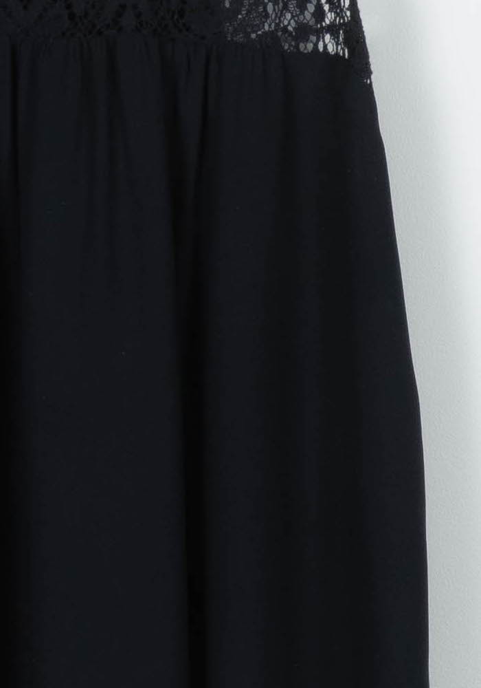Robe Midi Noire - Taille S/36 de la marque Claudie Pierlot | PARAD65667 - Vendu par Paradigme - Image 3