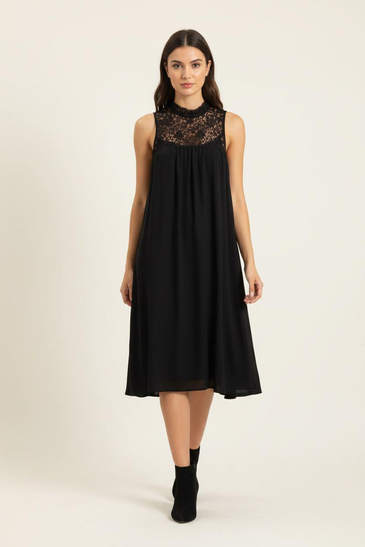 Robe Midi Noire - Taille S/36 de la marque Claudie Pierlot | PARAD65667 - Vendu par Paradigme - Image 1