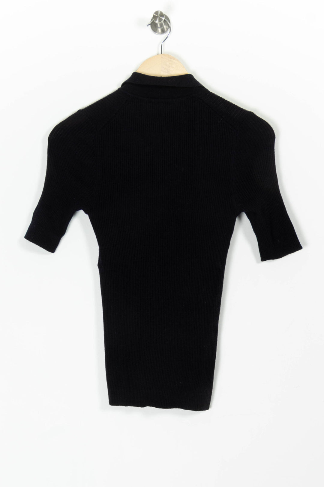 Polo Noir - Taille S/36 de la marque Tara Jarmon | PARAD65670 - Vendu par Paradigme - Image 4