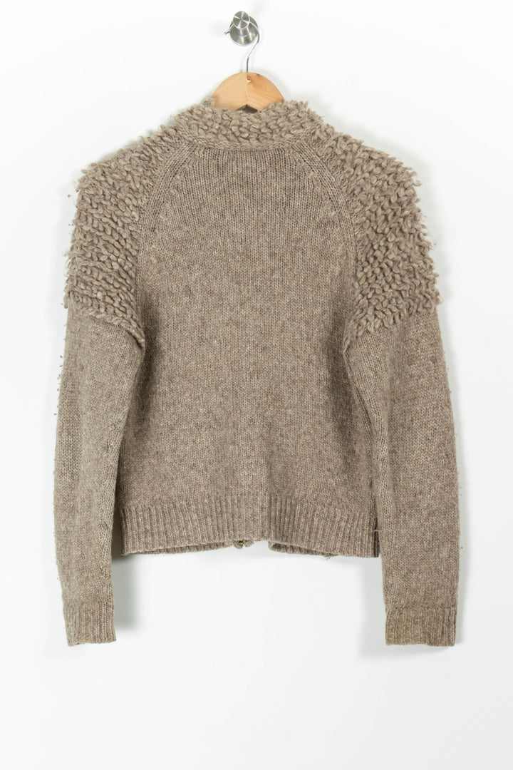 Blouson Beige - Taille S/36 de la marque Agnès b. | PARAD65672 - Vendu par Paradigme - Image 4