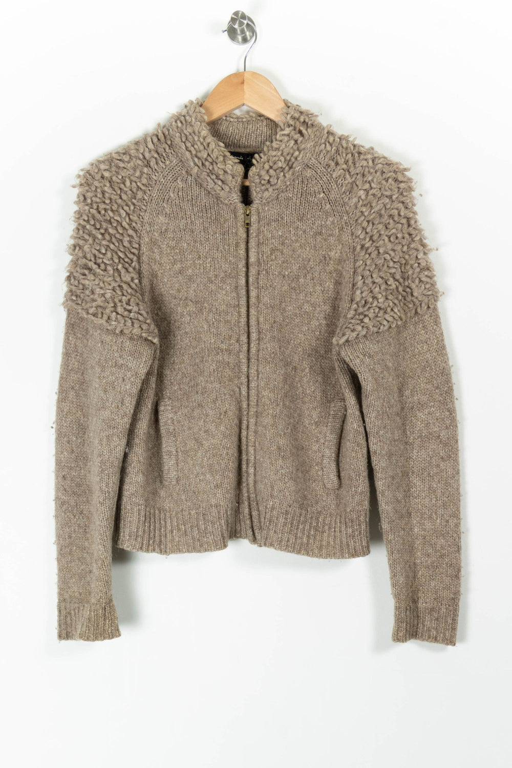Blouson Beige - Taille S/36 de la marque Agnès b. | PARAD65672 - Vendu par Paradigme - Image 2