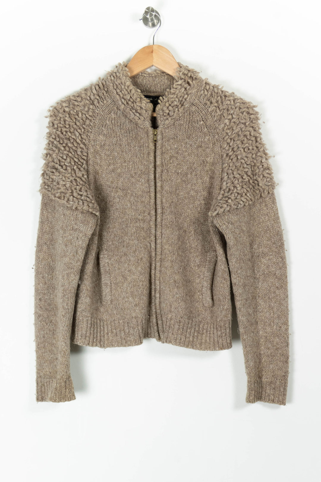 Blouson Beige - Taille S/36 de la marque Agnès b. | PARAD65672 - Vendu par Paradigme - Image 2