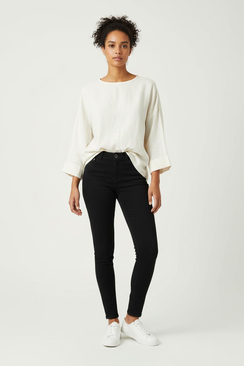 Jean Skinny Noir - Taille S/36 de la marque Claudie Pierlot | PARAD65687 - Vendu par Paradigme - Image 1