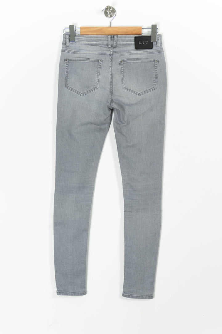 Jean Skinny Gris - Taille M/38 de la marque Claudie Pierlot | PARAD65688 - Vendu par Paradigme - Image 4