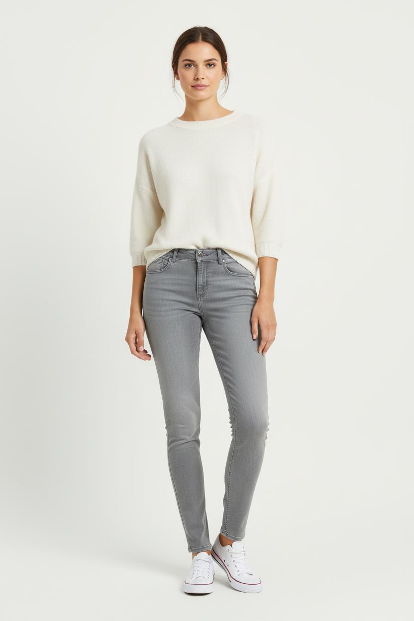 Jean Skinny Gris - Taille M/38 de la marque Claudie Pierlot | PARAD65688 - Vendu par Paradigme - Image 1