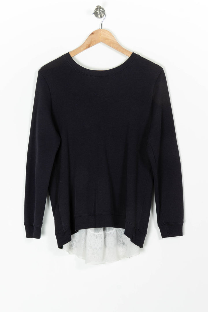 Sweat bleu et blanc - Taille M/38 de la marque Claudie Pierlot | PARAD65693 - Vendu par Paradigme - Image 2