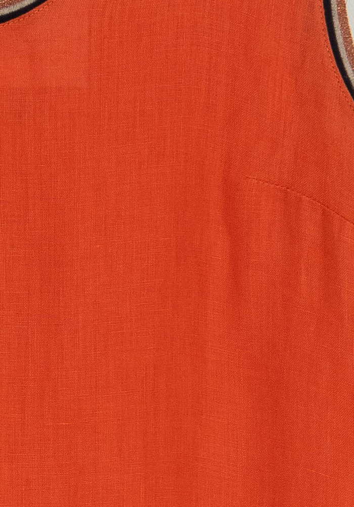 Robe Orange - Taille XL/42 de la marque La Fée Maraboutée | PARAD65694 - Vendu par Paradigme - Image 3