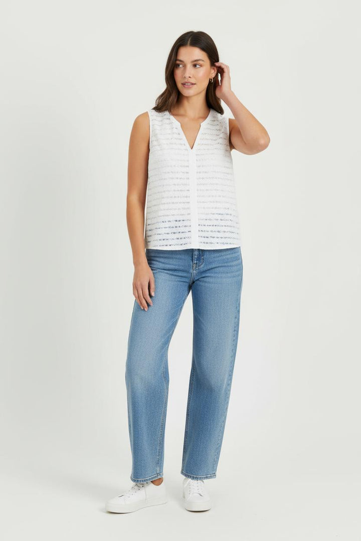 Débardeur Blanc - Taille XL/42 de la marque ZAPA | PARAD65698 - Vendu par Paradigme - Image 1