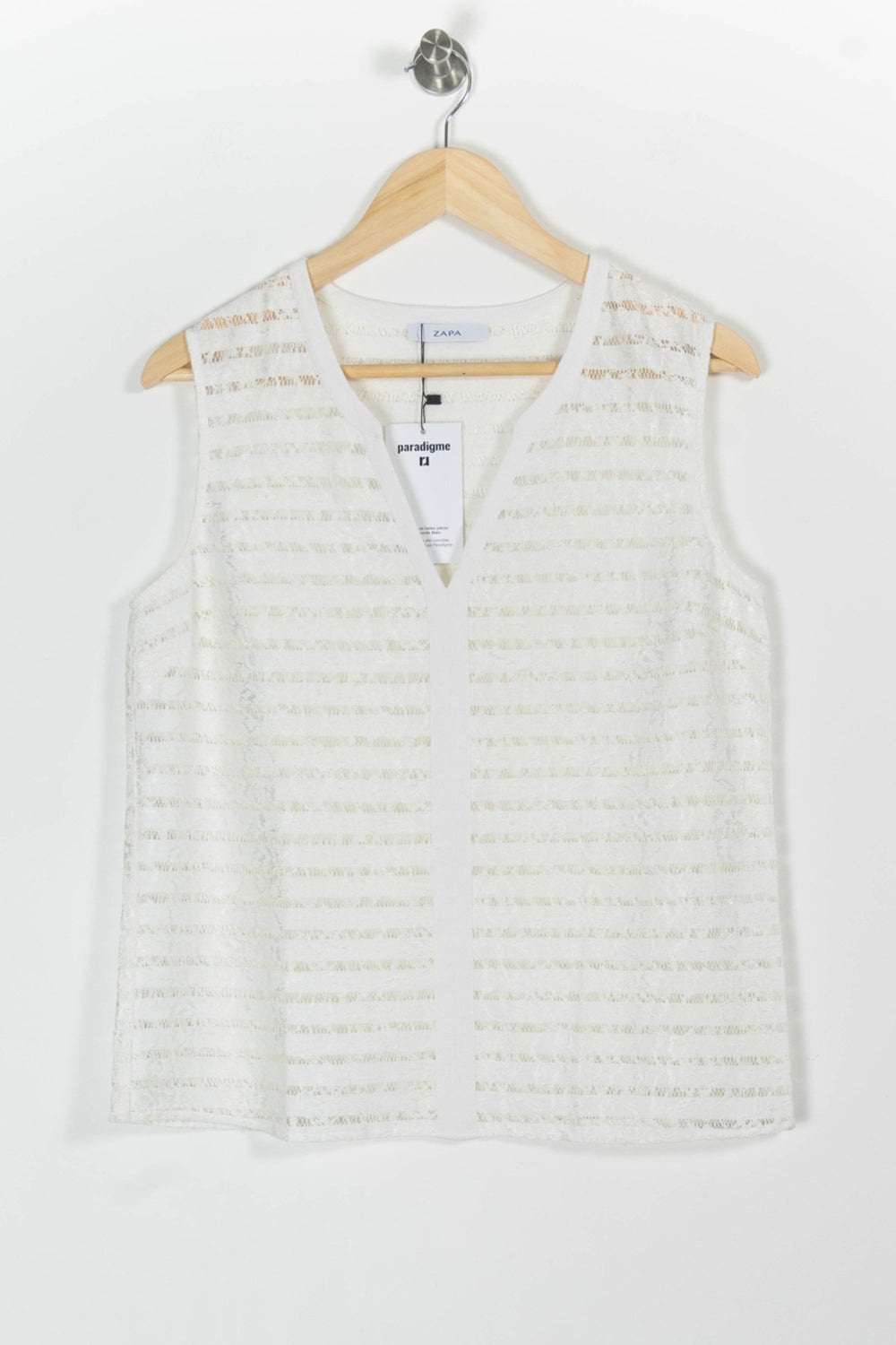 Débardeur Blanc - Taille XL/42 de la marque ZAPA | PARAD65698 - Vendu par Paradigme - Image 2