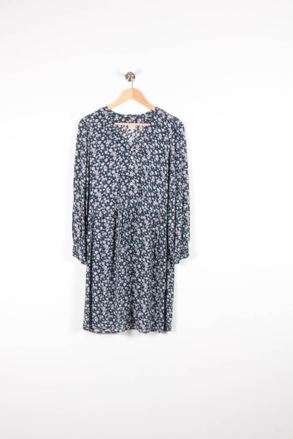 Robe Fleurie Bleu et Rose - Taille M/38 de la marque Des petits hauts | PARAD65705 - Vendu par Paradigme - Image 2