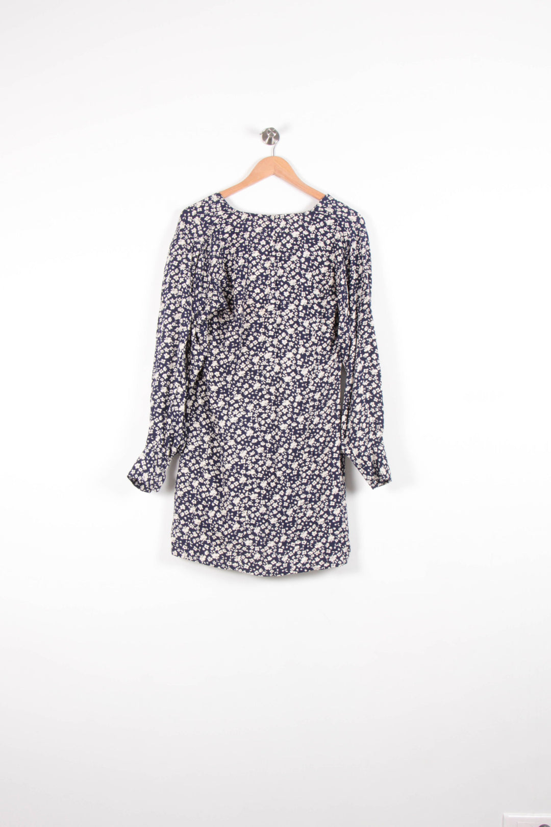 Robe Fleurie Bleue et Blanche - Taille S/36 de la marque Bizance | PARAD65707 - Vendu par Paradigme - Image 4