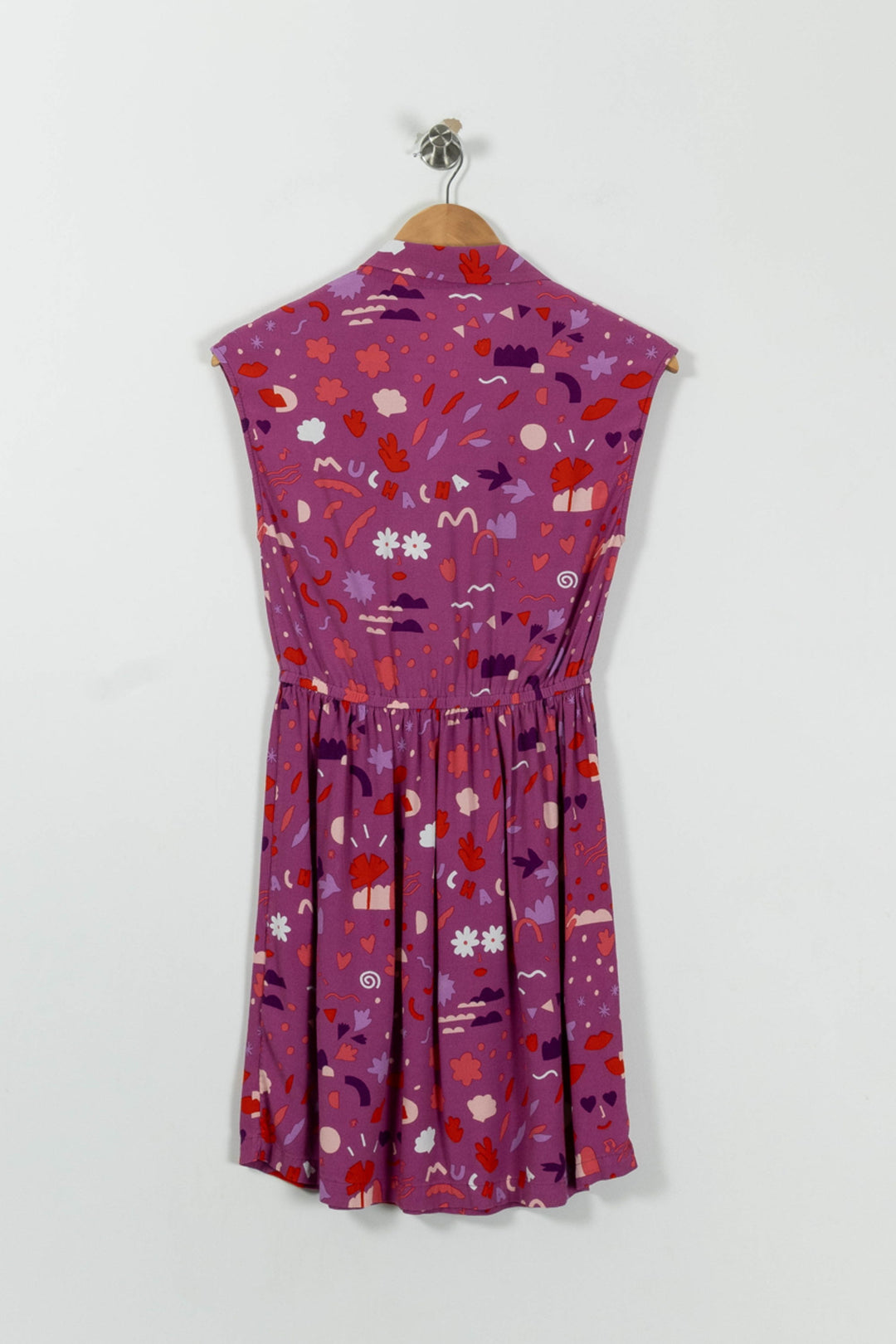 Robe Midi Rose et Rouge - Taille XS/34 de la marque Des petits hauts | PARAD65709 - Vendu par Paradigme - Image 4