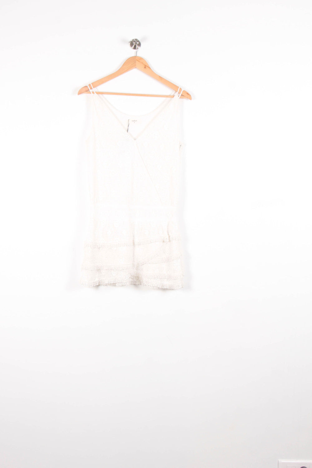 Robe Courte Blanche - Taille XS/34 de la marque ba&sh | PARAD65710 - Vendu par Paradigme - Image 2