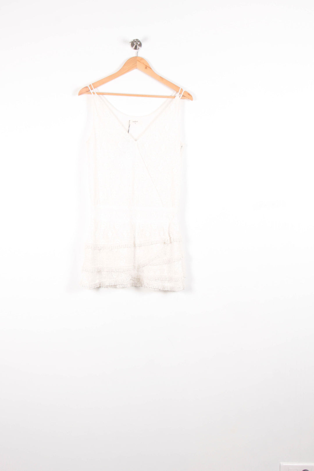 Robe Courte Blanche - Taille XS/34 de la marque ba&sh | PARAD65710 - Vendu par Paradigme - Image 2