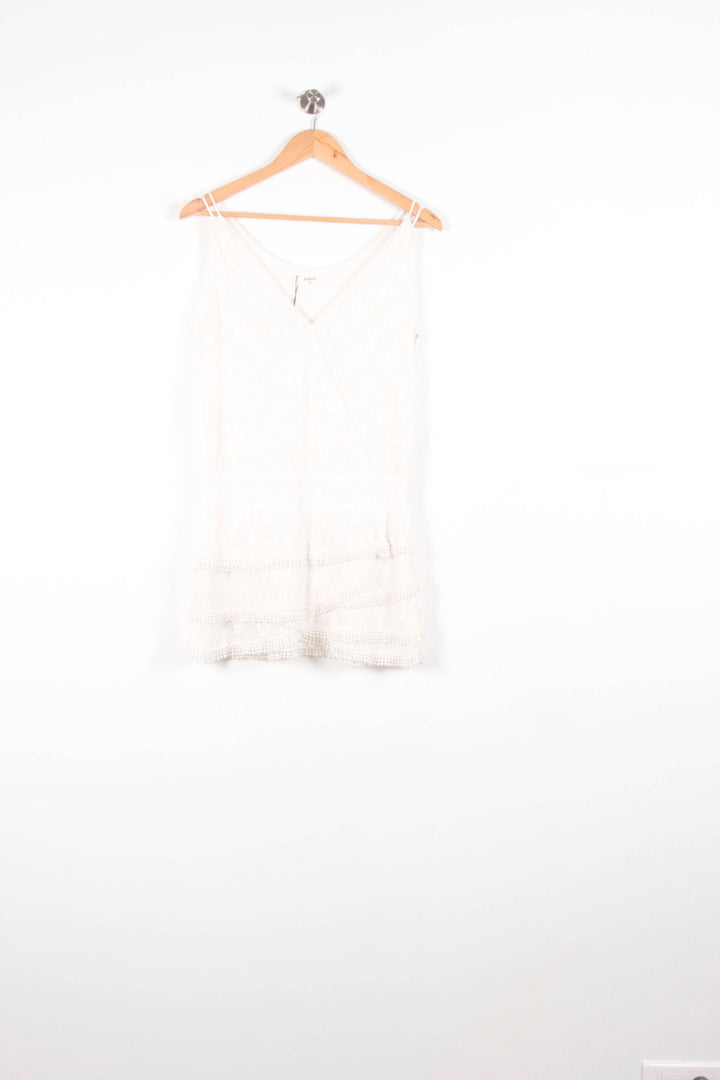 Robe Courte Blanche - Taille XS/34 de la marque ba&sh | PARAD65710 - Vendu par Paradigme - Image 2