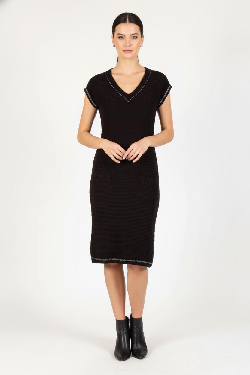 Robe Pull Noire - Taille S/36 de la marque Bérénice | PARAD65711 - Vendu par Paradigme - Image 1