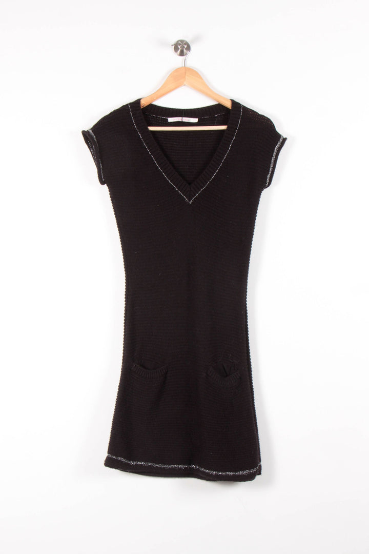 Robe Pull Noire - Taille S/36 de la marque Bérénice | PARAD65711 - Vendu par Paradigme - Image 2