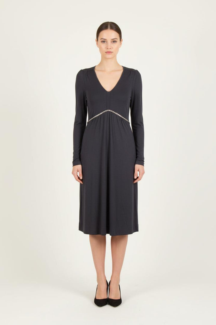 Robe Midi Bleue - Taille S/36 de la marque Sandro | PARAD65713 - Vendu par Paradigme - Image 1