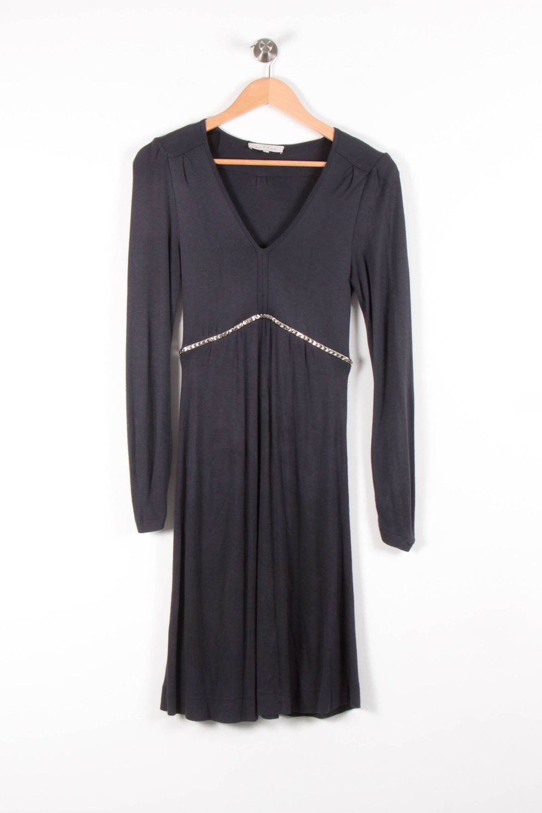 Robe Midi Bleue - Taille S/36 de la marque Sandro | PARAD65713 - Vendu par Paradigme - Image 2