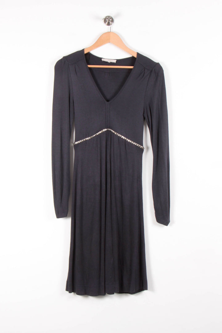 Robe Midi Bleue - Taille S/36 de la marque Sandro | PARAD65713 - Vendu par Paradigme - Image 2