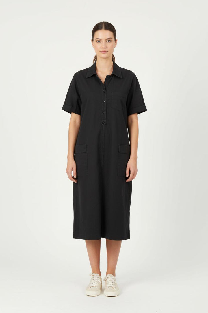 Robe Chemise Noire - Taille M/38 de la marque Comptoir des Cotonniers | PARAD65714 - Vendu par Paradigme - Image 1