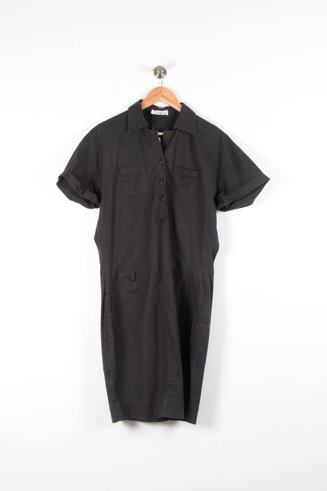 Robe Chemise Noire - Taille M/38 de la marque Comptoir des Cotonniers | PARAD65714 - Vendu par Paradigme - Image 2