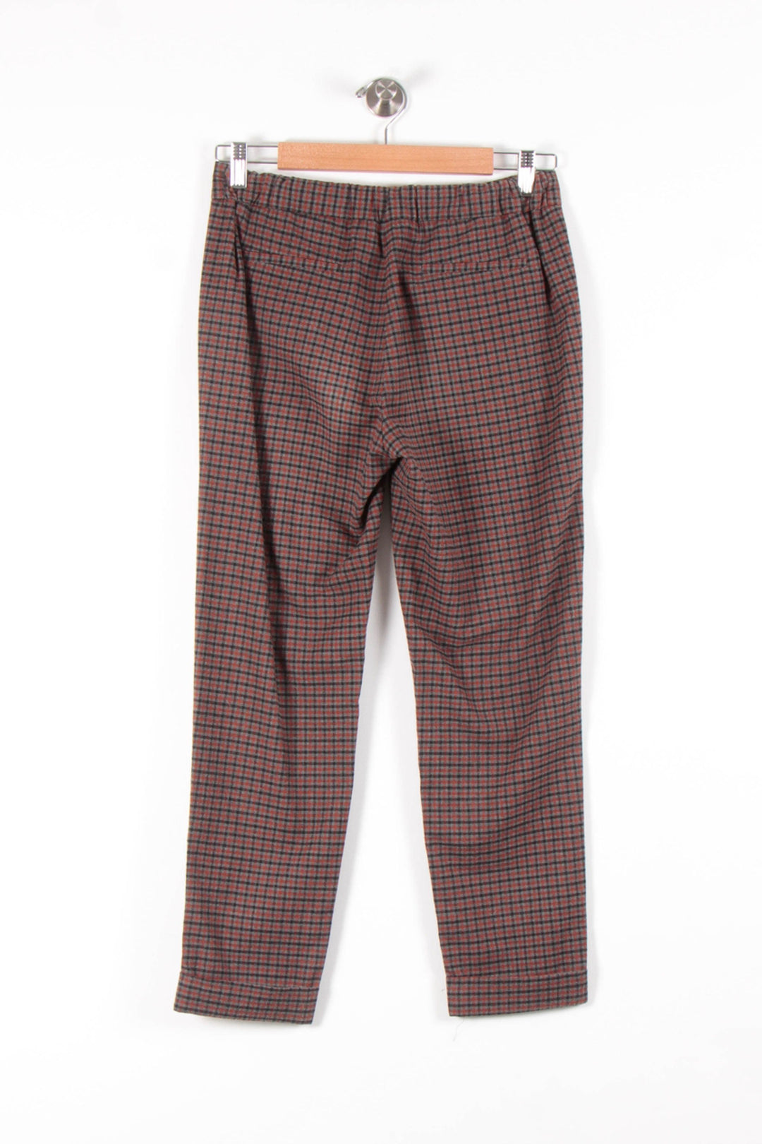 Pantalon Carreaux Rouges et Noirs - Taille XS/34 de la marque Bérénice | PARAD65717 - Vendu par Paradigme - Image 4