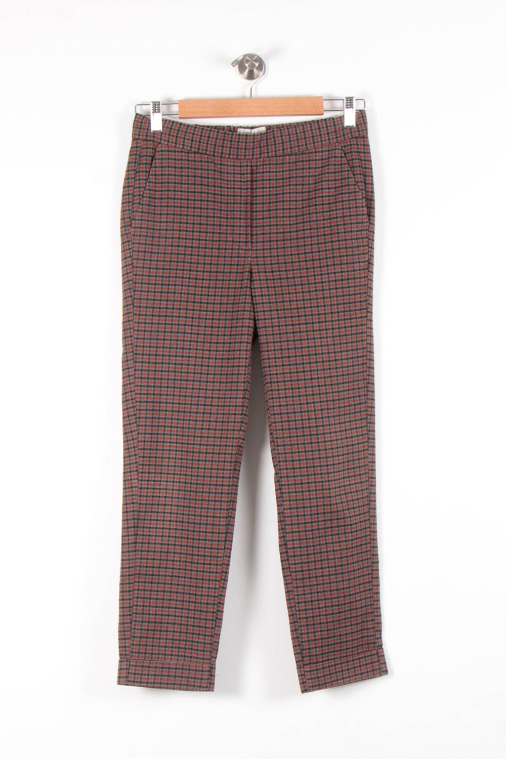 Pantalon Carreaux Rouges et Noirs - Taille XS/34 de la marque Bérénice | PARAD65717 - Vendu par Paradigme - Image 2