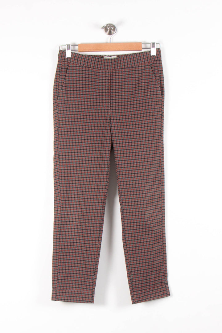 Pantalon Carreaux Rouges et Noirs - Taille XS/34 de la marque Bérénice | PARAD65717 - Vendu par Paradigme - Image 2