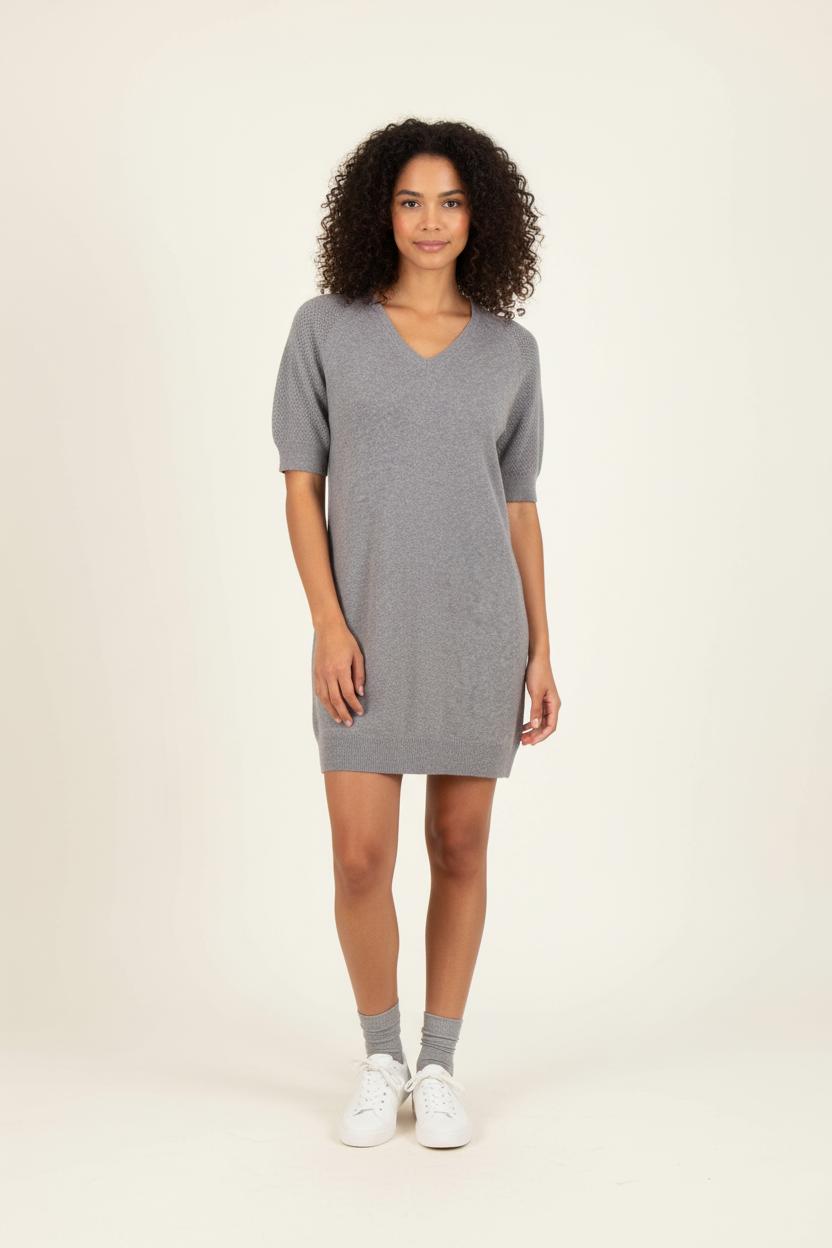 Robe Pull Grise - Taille S/36 de la marque Vanessa Bruno | PARAD65719 - Vendu par Paradigme - Image 1