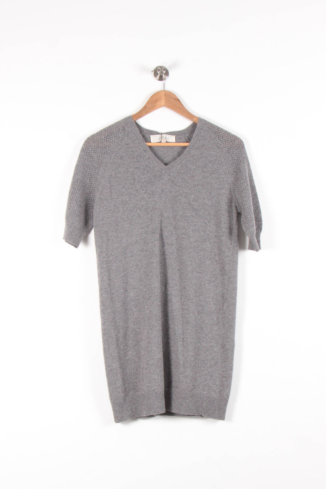 Robe Pull Grise - Taille S/36 de la marque Vanessa Bruno | PARAD65719 - Vendu par Paradigme - Image 2