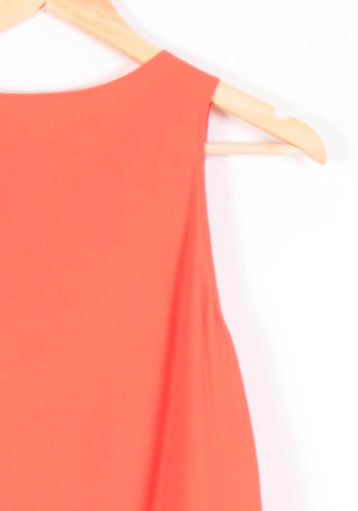 Robe Midi Orange - Taille M/38 de la marque Tara Jarmon | PARAD65723 - Vendu par Paradigme - Image 3