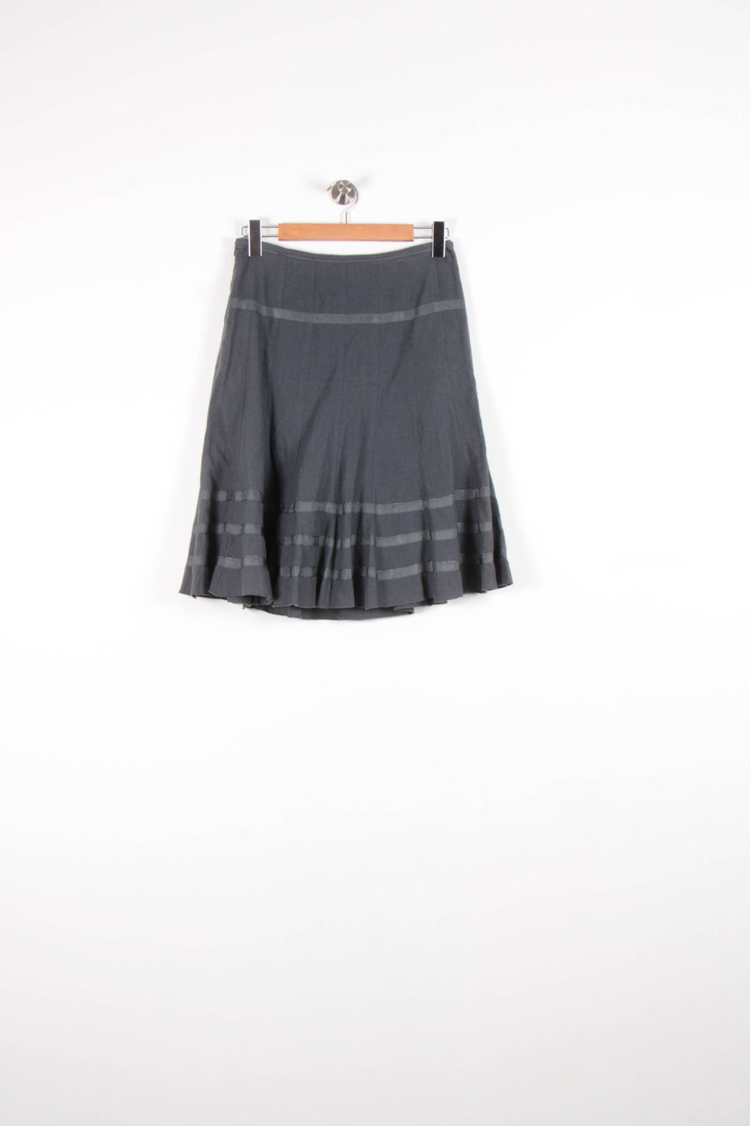 Jupe Midi Grise - Taille M/38 de la marque Caroll | PARAD65724 - Vendu par Paradigme - Image 4