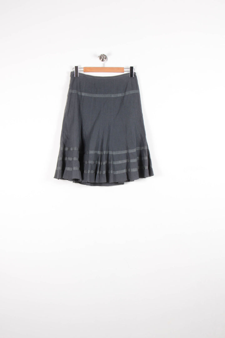 Jupe Midi Grise - Taille M/38 de la marque Caroll | PARAD65724 - Vendu par Paradigme - Image 4